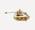 Brass Tank Miniature For Children Playing 0.5Kg